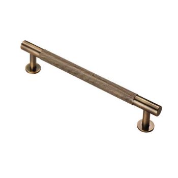 Knurled Pull Cabinet Handle - Antique Brass - FTD700CAB