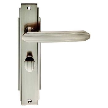 Art Deco WC Bathroom Handle - ADR013SN Art Deco WC Bathroom Handle - ADR013SN