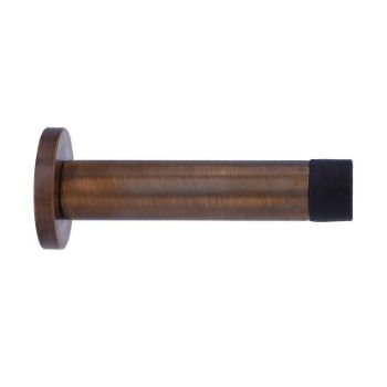 Alexander and Wilks - Cylinder Projection Door Stop on Rose - AW616AB Alexander and Wilks - Cylinder Projection Door Stop on Rose - AW616AB