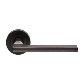 Trentino lever on Round Rose - Matt Bronze - EUL030MBRZ 