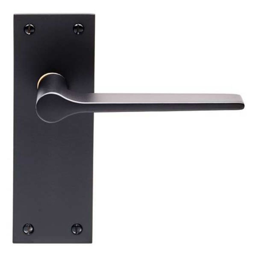 Velino LEVER ON BACKPLATE - Matt Black - EUL02MB