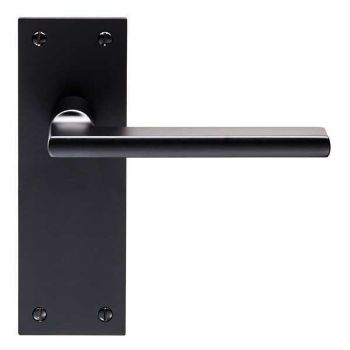 Trentino LEVER ON BACKPLATE - Matt Black - EUL032MB