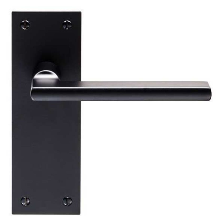Trentino LEVER ON BACKPLATE - Matt Black - EUL032MB