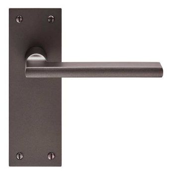 Trentino LEVER ON BACKPLATE - Matt Bronze - EUL032MBRZ