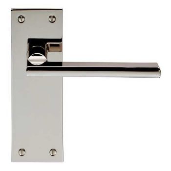 Trentino LEVER ON BACKPLATE - Polished Nickel - EUL032PN