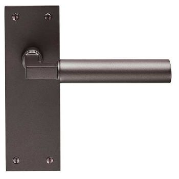 Amiata LEVER ON BACK PLATE - Matt Bronze - EUL04MBRZ