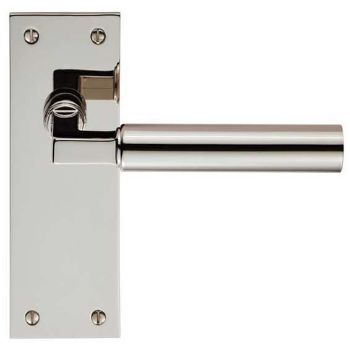 Amiata LEVER ON BACK PLATE - Polished Nickel - EUL042PN