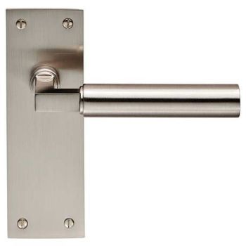 Amiata LEVER ON BACK PLATE - Satin Nickel - EUL04SN