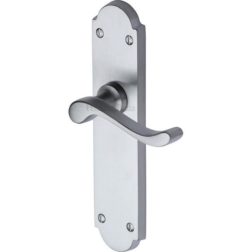 Savoy Long Plate Latch Handle - V760SC