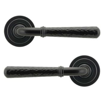 Black Hammered Newbury Lever on a Rose Set- Unsprung - 49982