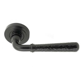 Black Hammered Newbury Lever on a Rose Set- Unsprung - 49982