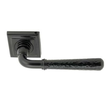 Black Hammered Newbury Lever on a Square Rose Set- Unsprung - 49984