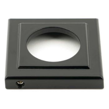 Black Hammered Newbury Lever on a Square Rose Set- Unsprung - 49984