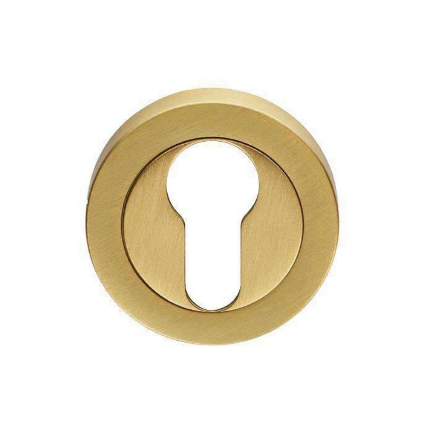 EURO ESCUTCHEON - Satin Brass - EUL001SB