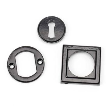 Black Square Standard Profile Escutcheon - From the Anvil - 45698