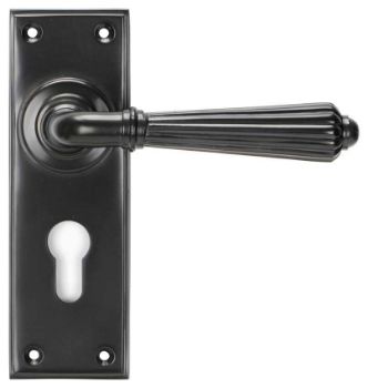Hinton EURO Lock Handle in Aged Bronze - 45331