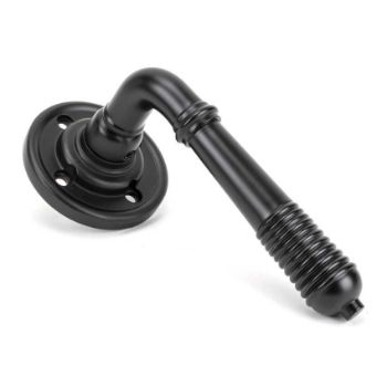 Reeded Lever on Rose in Aged Bronze - 83957 