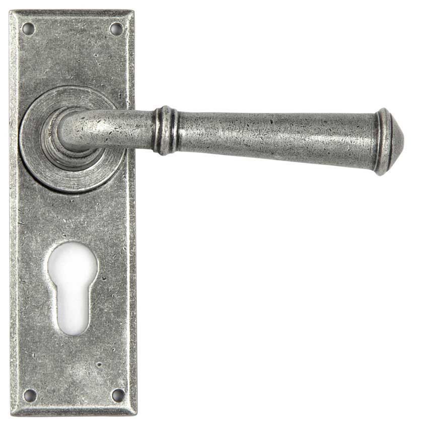 Regency EURO Lock Handle in Pewter - 45128 