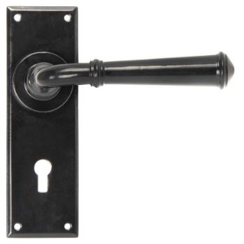 Regency Lock Handle in Black finish - 92057 