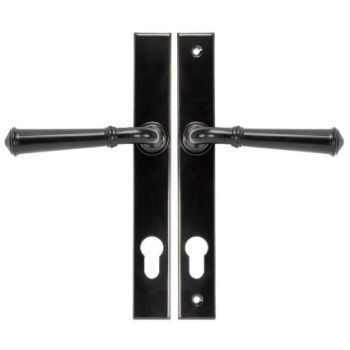 Regency Sprung Slimline Lever Lock Set in Black finish - 92061 Regency Sprung Slimline Lever Lock Set in Black finish - 92061