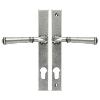 Regency Sprung Slimline Lever Lock Set in Pewter - 92062