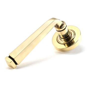 Avon Lever on a Plain Rose in Aged Brass - 45611