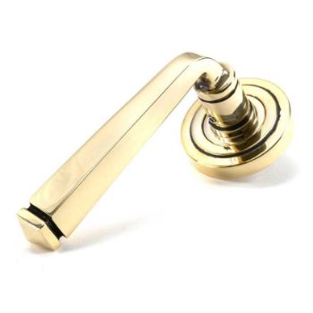 Avon Lever on an Art Deco Rose in Aged Brass - 45612