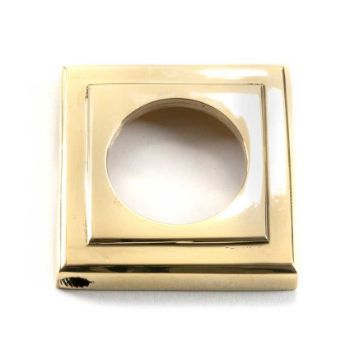 Avon Lever on a Square Rose in Aged Brass - 45614