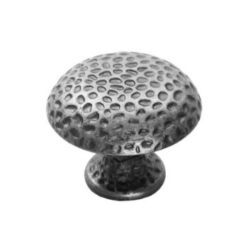 Hammered Finish Cupboard Knob - FTD585AS  Hammered Finish Cupboard Knob - FTD585AS
