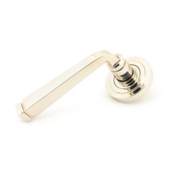 Avon Lever on an Art Deco Rose in Polished Nickel - 45620