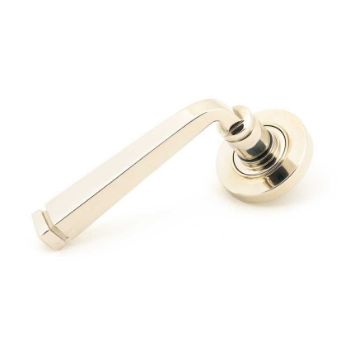 Avon Lever on a Plain Rose in Polished Nickel - 45619