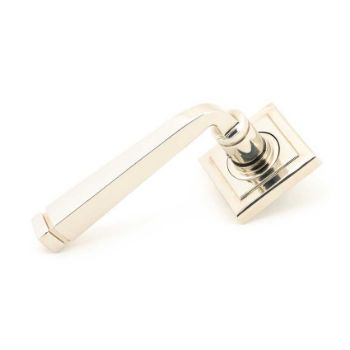 Avon Lever on a Square Rose in Polished Nickel - 45622 