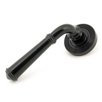 Regency Lever on a Beehive Rose in Black finish - 45637