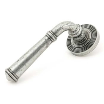 Regency Lever on a Beehive Rose in Pewter finish - 45645 