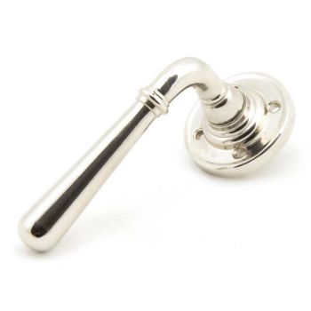 Newbury Lever on Rose in a Polished Nickel finish - 91432