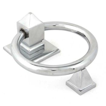 Polished Chrome Ring Door Knocker - 83837 