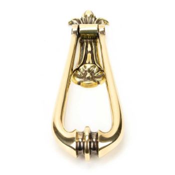 Aged Brass Loop Door Knocker - 49550