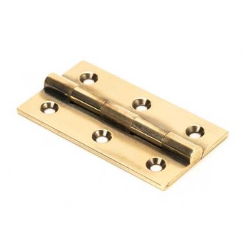 2.5" Aged Brass Butt Hinges - 49925