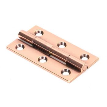 2" Polished Bronze Butt Hinges - 49922 