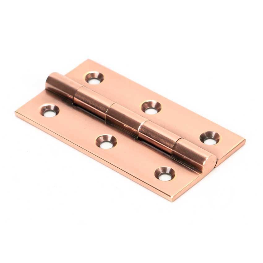 2.5" Polished Bronze Butt Hinges - 49929 