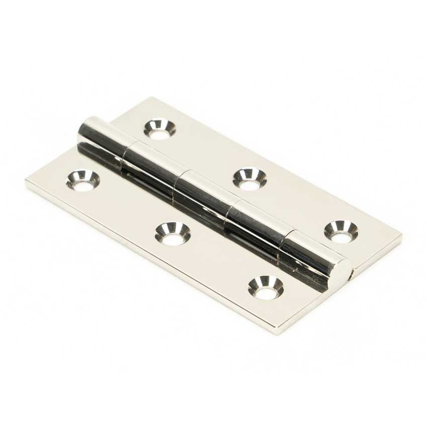 2.5" Polished Nickel Butt Hinges - 49926