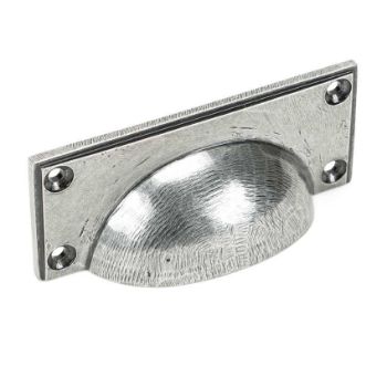 Pewter Art Deco Drawer Pull - 46137