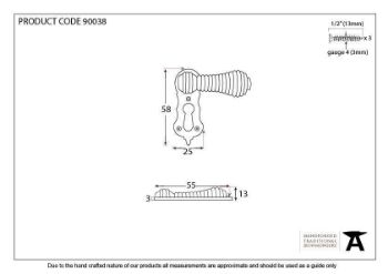 Natural Smooth Beehive Escutcheon - 90038