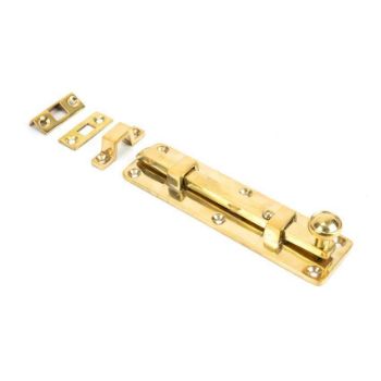 Polished Brass 6" Universal Bolt - 33097