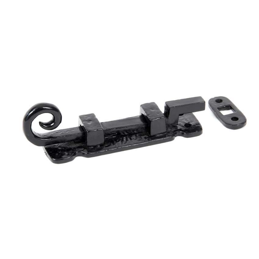 Black 4" Cranked Monkeytail Bolt - 73130