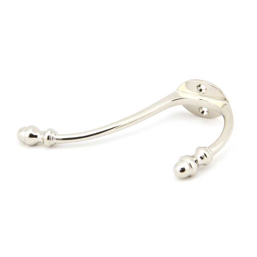 Polished Nickel 6 1/2" Hat & Coat Hook - 91751 