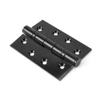 Black 4" Ball Bearing Butt Hinge (pair) - 91043