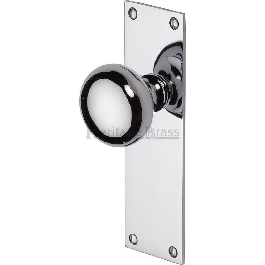 Picture of Balmoral Door Knob on Backplate - BAL8510PC