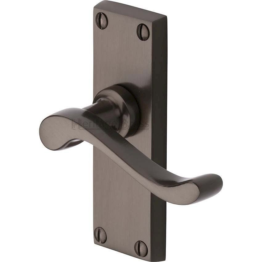 Picture of Bedford Short Plate Latch Door Handle - V800Mb