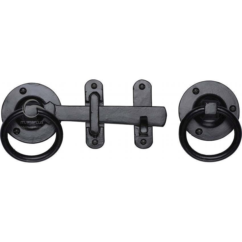 Picture of Smooth Black Ring & Latch Handle - FB541